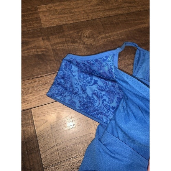 Lululemon No Limits Tank Cornflower / Paisley activewear workout spring blue - Picture 8 of 9